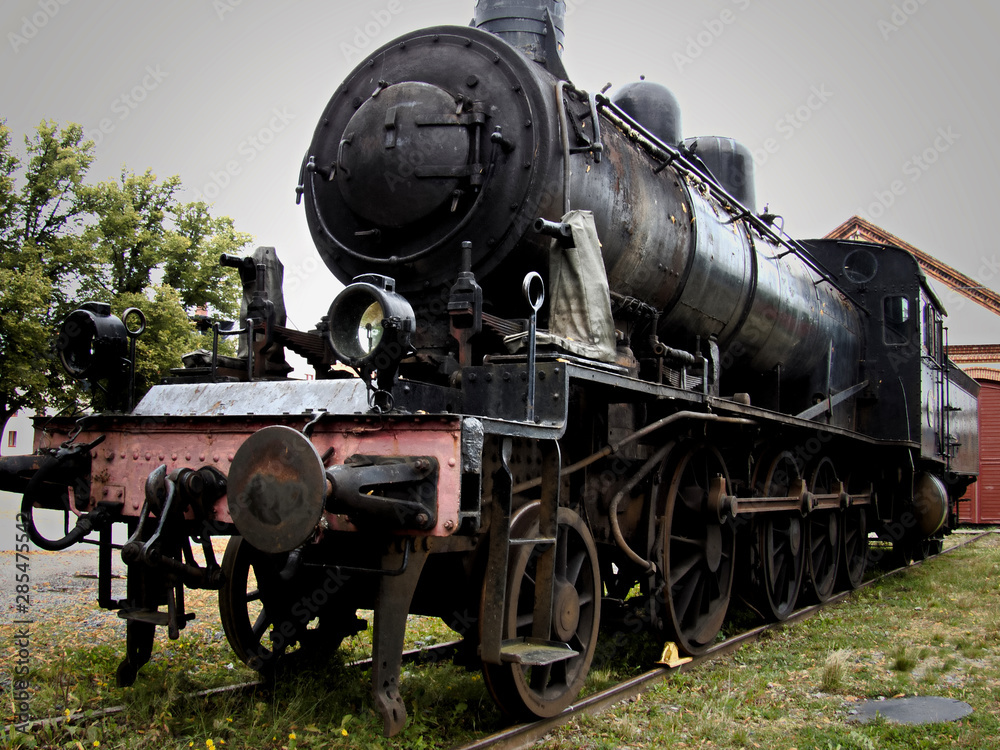 Fototapeta premium Vintage stream train från 1905 and its still runnable