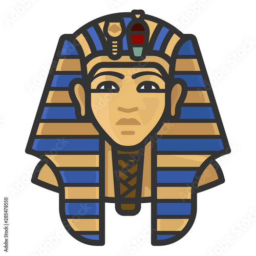 egypt king tutankamen pharoah avatar icon