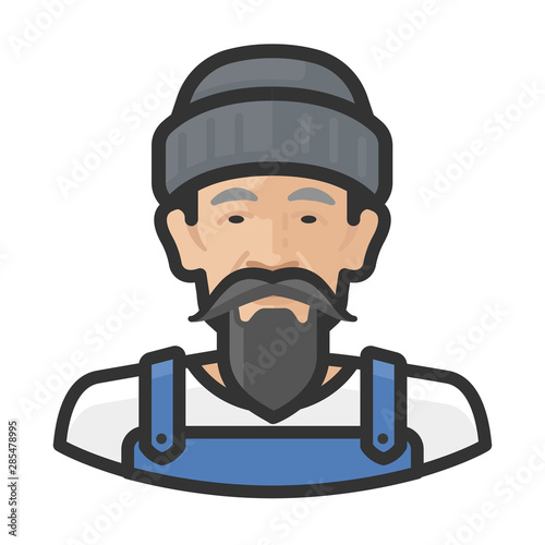 fisher asian male avatar icon