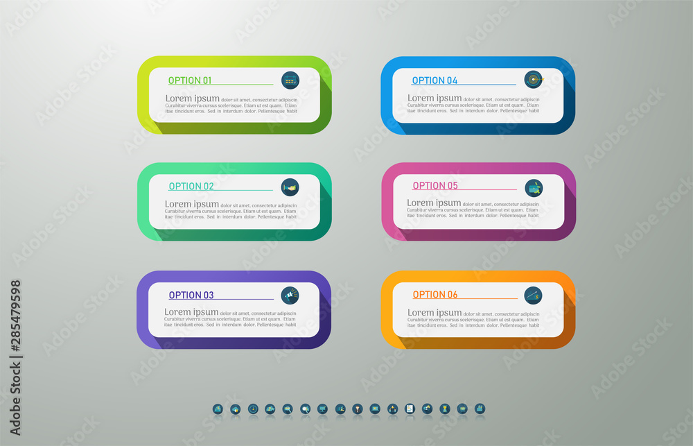 Design Business template 6 options or steps infographic chart element with place date for presentations,Creative marketing icons concept for statistic infographic,Vector EPS10. Design Business template 6 options or steps infographic chart element with place date for presentations,Creative marketing icons concept for statistic infographic,Vector EPS10.