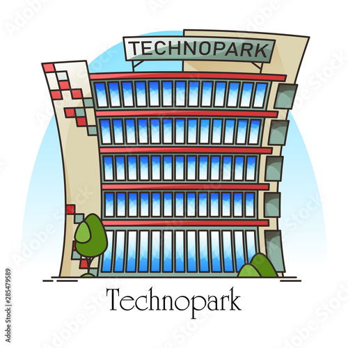 Technopark building or IT company office photo