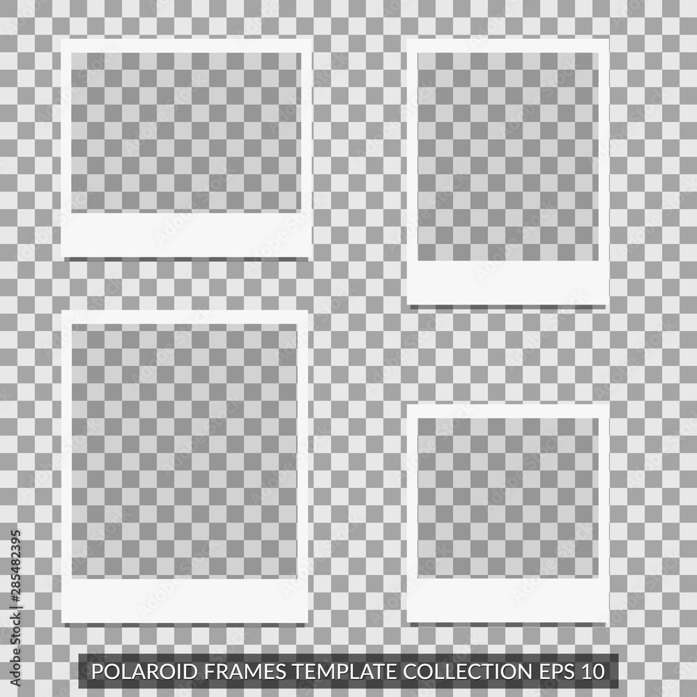 Polaroid Picture Frame Template Professional Template Central Zone
