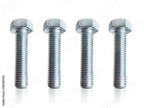 screw isolated on the white backgrounds