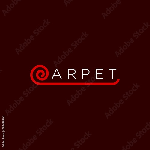 carpet logo design inspiration . carpet logo template