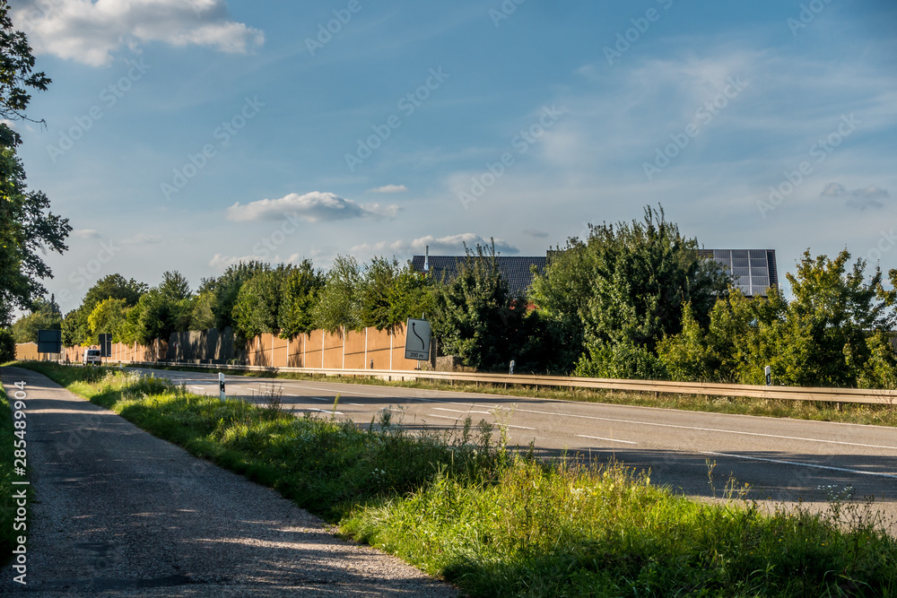 Fototapeta premium Lärmschutzwand