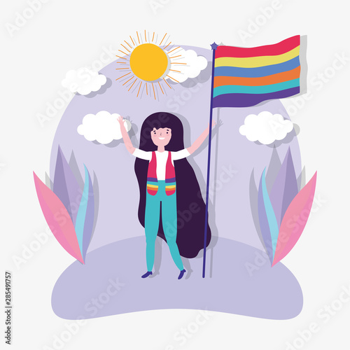 people community lgbtq flat design