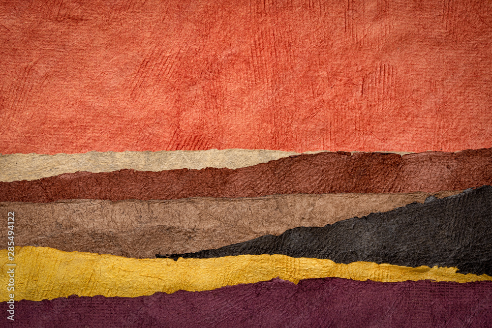 Fototapeta premium collection of colorful textured paper sheets