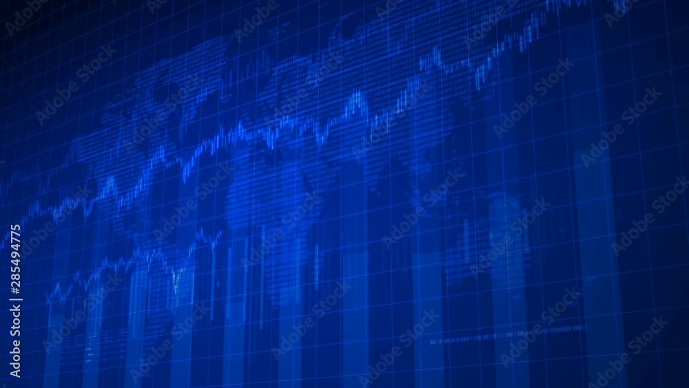Financial data and diagrams showing a steady increase in profits. Business data trend background. Financial data and diagrams showing a steady increase in profits. Business data trend background.