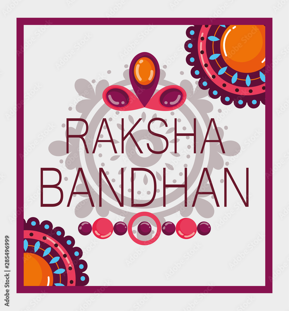 happy raksha bandhan poster design