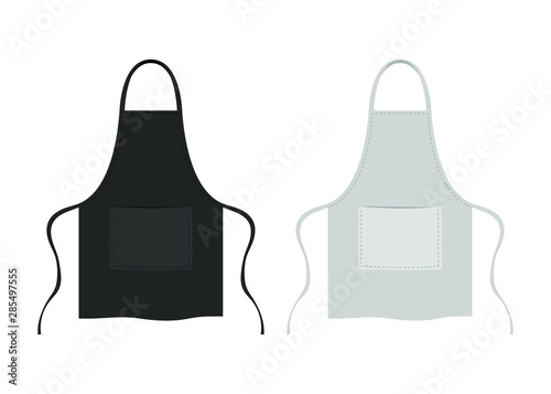Fototapeta Kitchen stylish apron vector design illustration isolated on white background