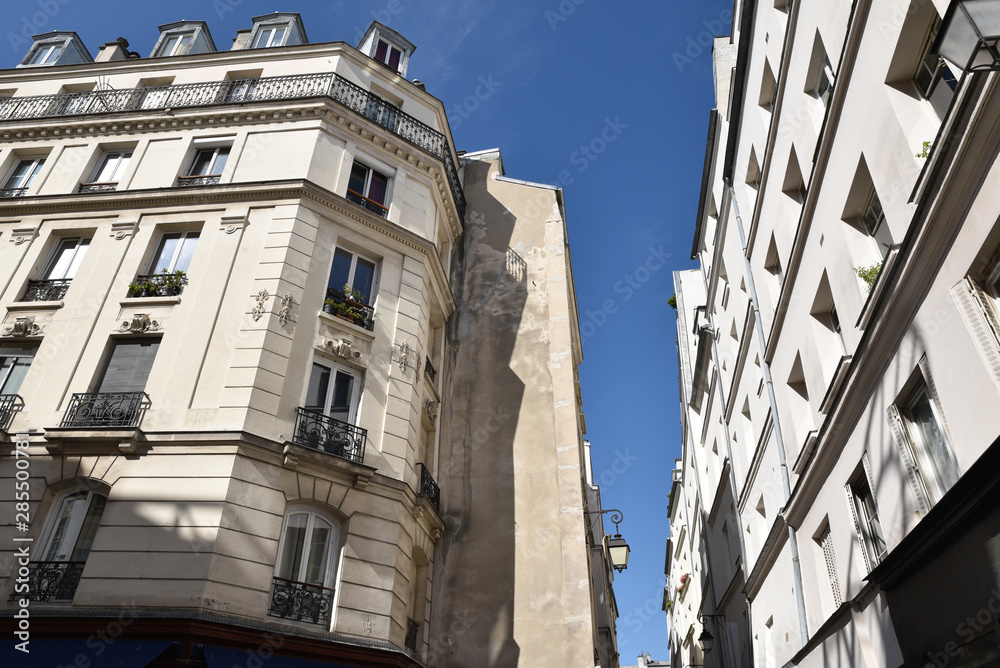 Immeubles du vieux Paris, France Immeubles du vieux Paris, France
