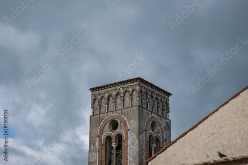 Ravello Cathedral Placed in Piazza Duomo, close to Villa Rufolo,  historic center of Ravello, Amalfi Coast of Italy photo