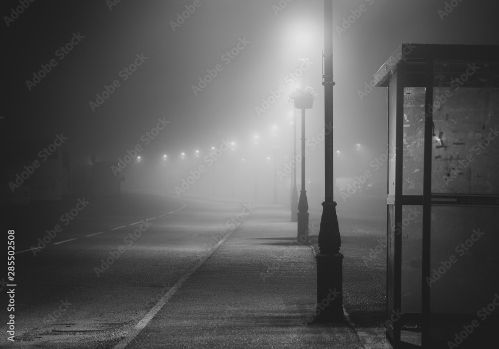Foggy street