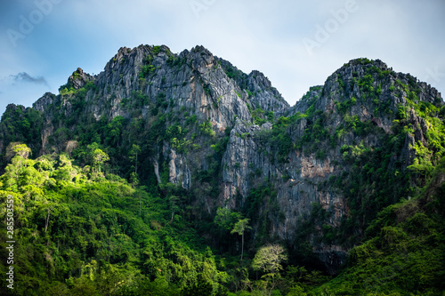 Mountain in Tropical Forest (Noen Maprang, Thailand) © patpitchaya