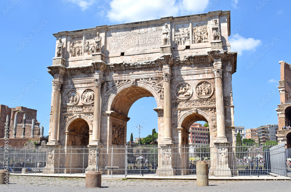 .Arch of Constantine in Rome Italy...