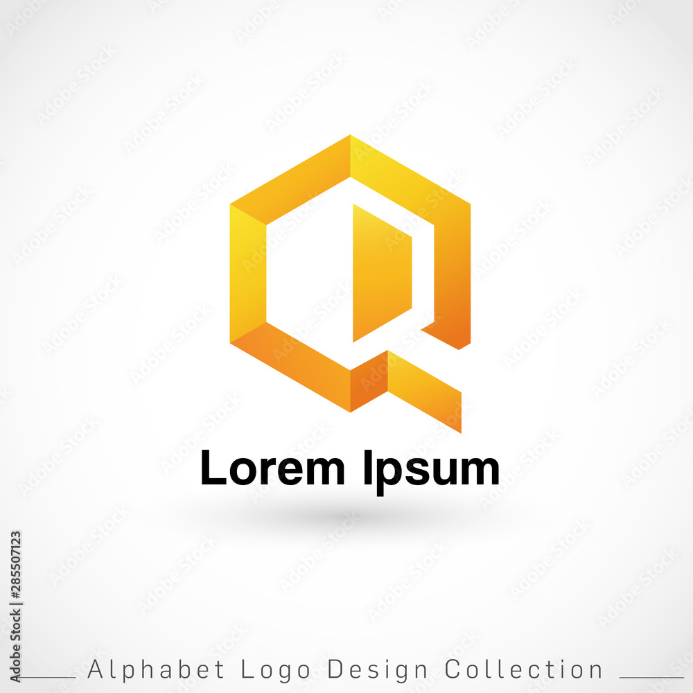 Letter Q Logo Design Template isolated on white background : Vector Illustration Letter Q Logo Design Template isolated on white background : Vector Illustration