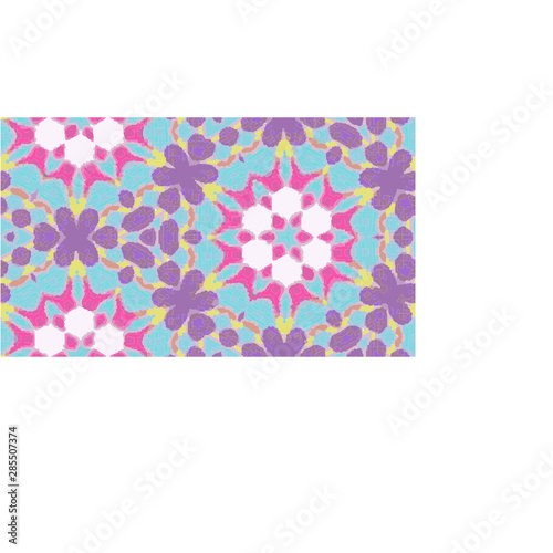 abstract background with flowers