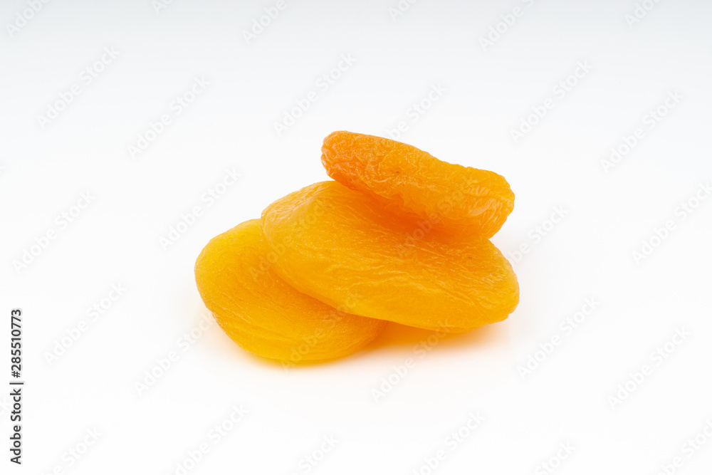 Dried apricot isolated on a white background Dried apricot isolated on a white background