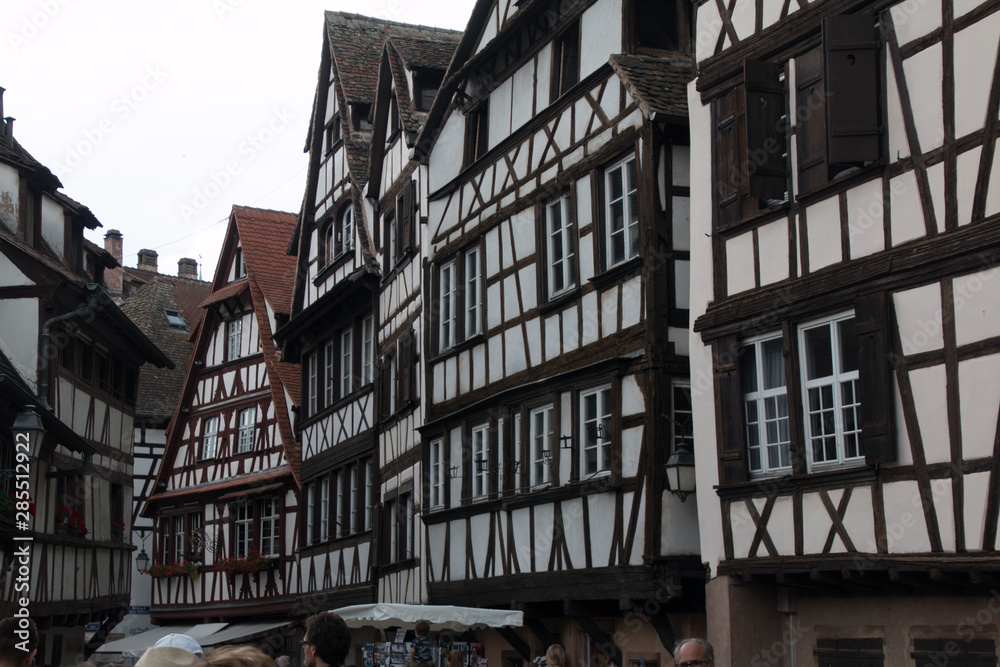 Obraz premium Casas en Estrasburgo