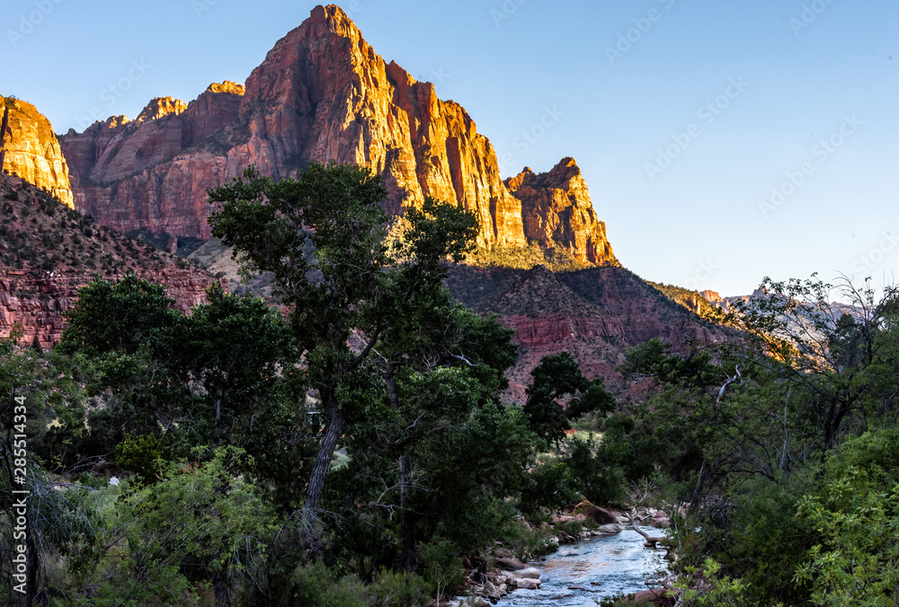 Zion Watchman at Sunset