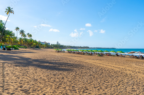 Beach in Rio Grande, Puerto Rico.