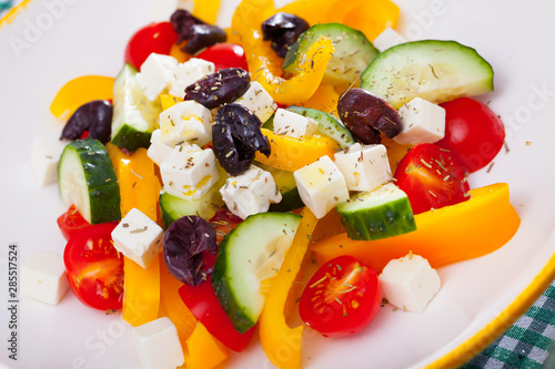 Appetizing Greek salad