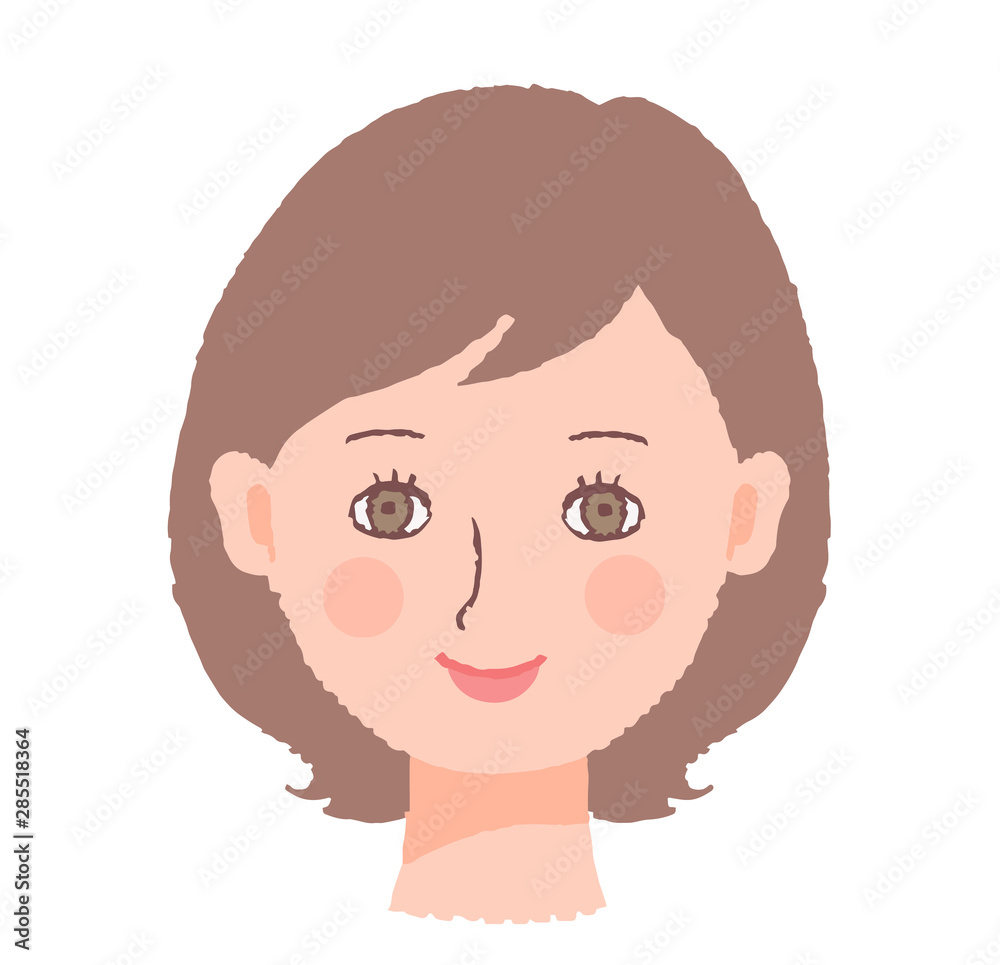 女性の顔 女性の顔