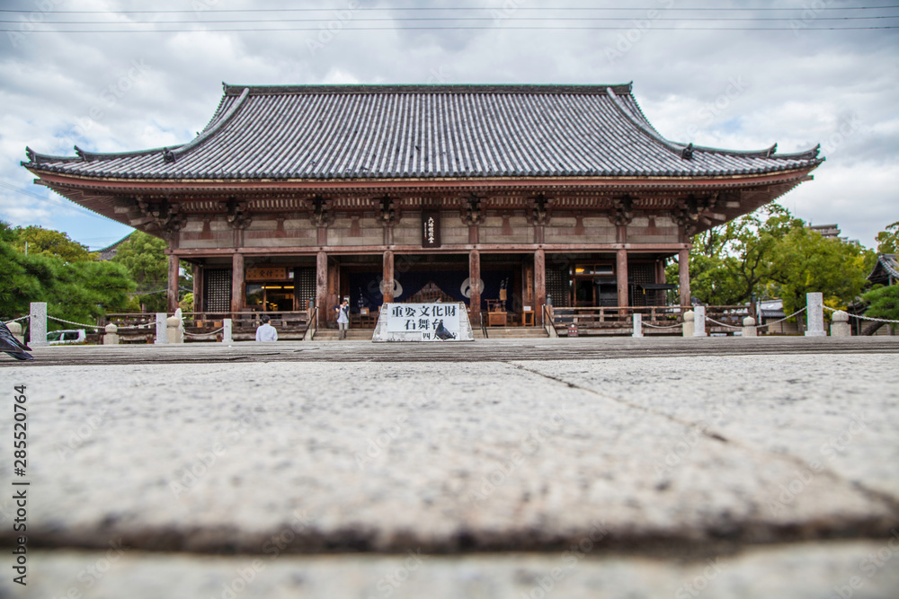 Famous Osaka shrine Japan