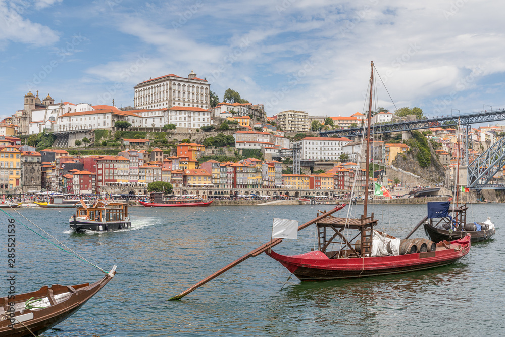 Porto, Portugal, depuis les berges du Douro