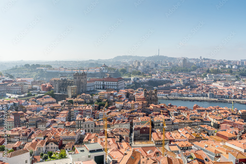 Panorama de Porto, Portugal, depuis la Torre dos Clérigos