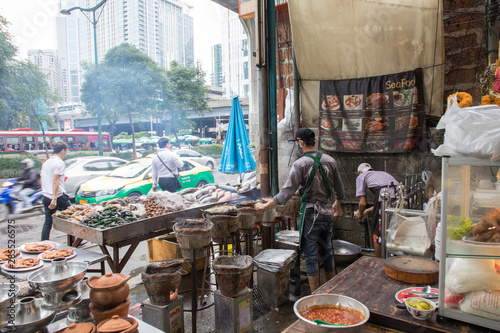 BANGKOK, THAILAND - 14th Jan, 2023 : When we travelling to Bangkok, Thailand. So Many Famous Bangkok Street Foods and Great Locations.
 photo