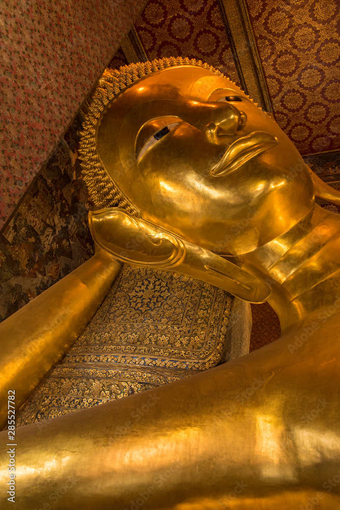 Giant buddha in Bangkok, Thailand.