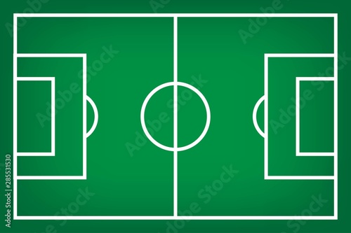 Football field or soccer field vector background
