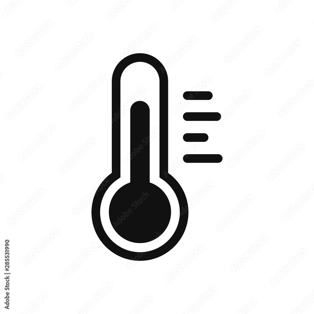 Temperature vector icon in modern design style for web site and mobile app Temperature vector icon in modern design style for web site and mobile app