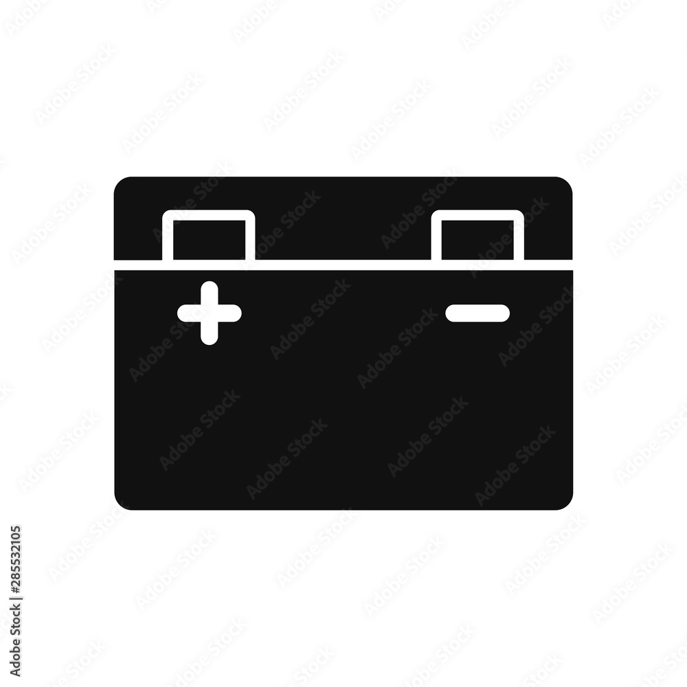 Battery vector icon in modern design style for web site and mobile app Battery vector icon in modern design style for web site and mobile app