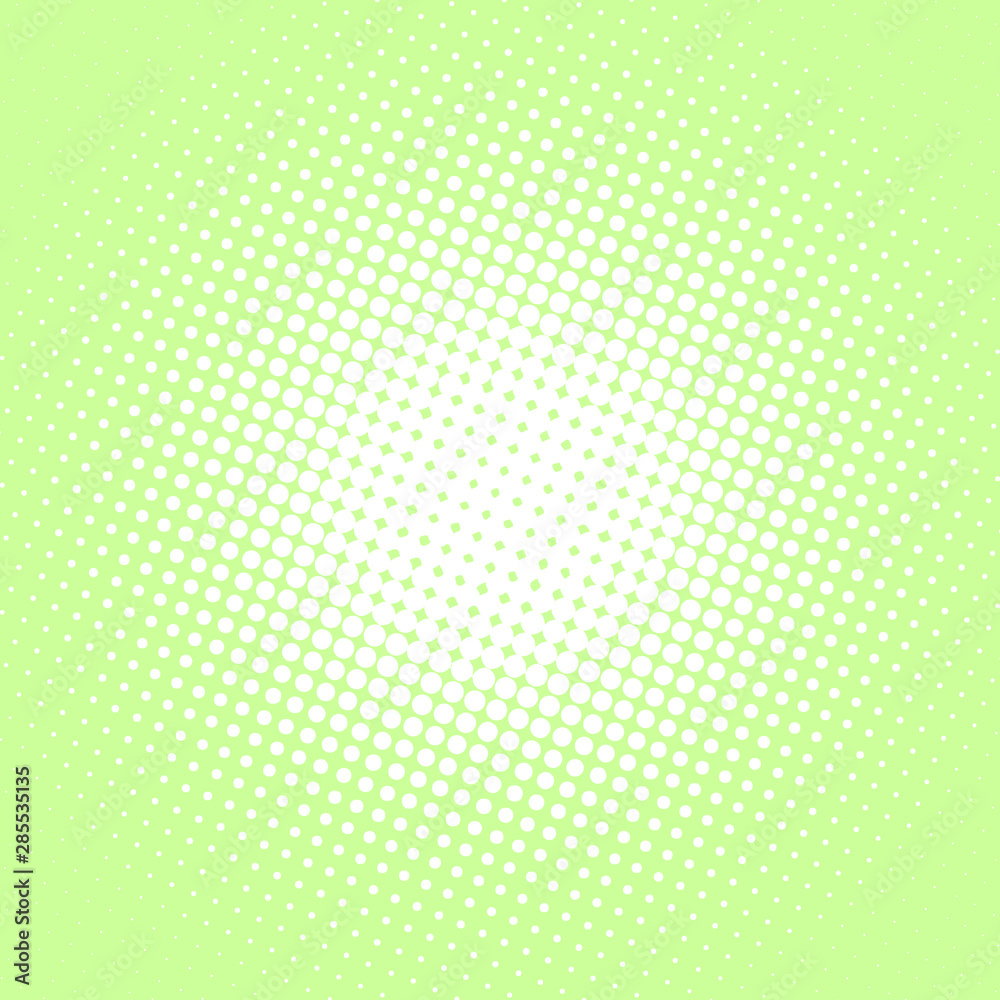 Pale green retro comic pop art background with halftone dots design, vector illustration template Pale green retro comic pop art background with halftone dots design, vector illustration template