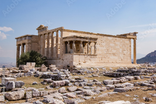 Erechtheion in the Acropolis, Athens, Greece
