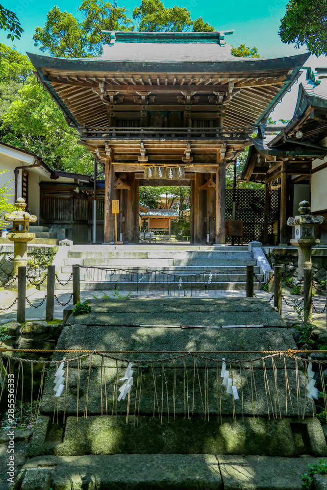 Obraz premium chinese pavilion in japanese garden