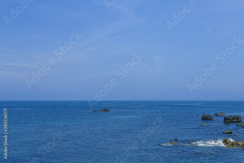 rocky beach in japan