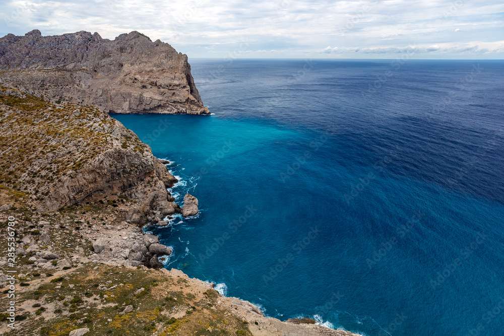 Cape Formentor in Mallorca, Balearic island, Spain