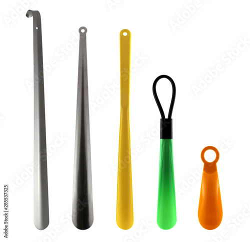 set of tools isolated on white background