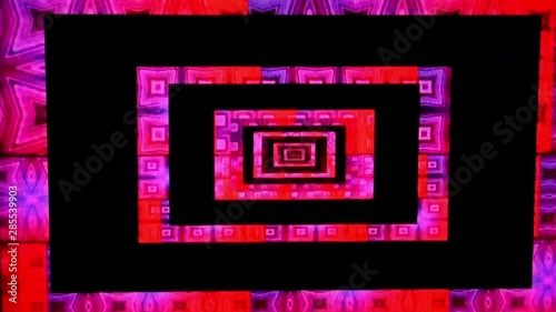 Pink moving squares, animated background