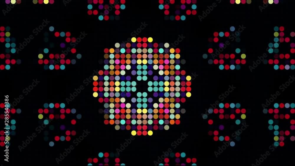 Colorful pixel designs, animation Colorful pixel designs, animation