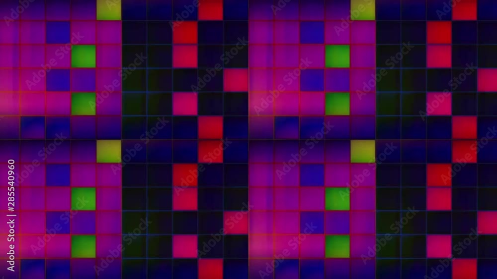 Colorful tiles, animated background Colorful tiles, animated background