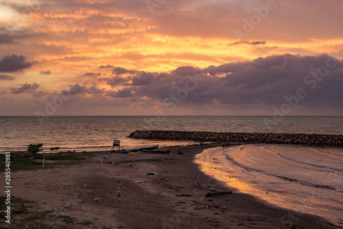 sunset on beach