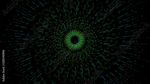 Wallpaper Mural Spinning green background, animation Torontodigital.ca