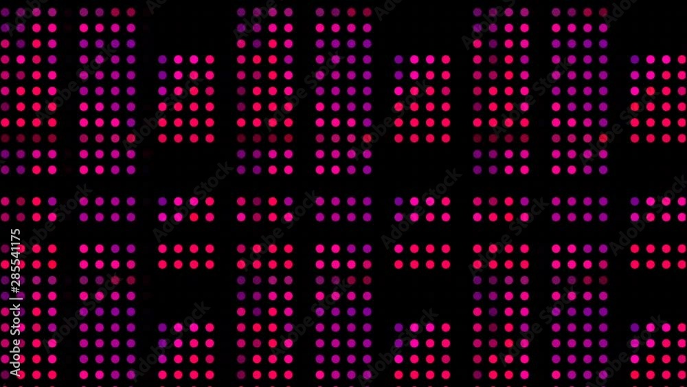 Red pixelated pattern, animation Red pixelated pattern, animation