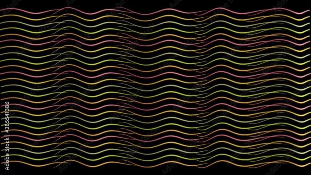 Multicolored waving pattern, animated Multicolored waving pattern, animated