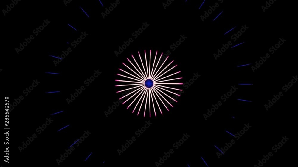 Looping pulsating starlight, animation Looping pulsating starlight, animation