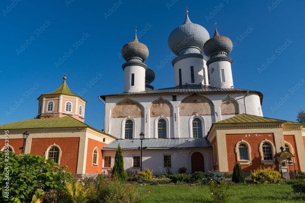Assumption Cathedral in Tikhvin Assumption (Bogorodichny Uspensky)   Monastery,  Tikhvin, Russia